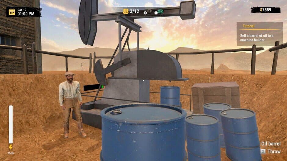 Скриншот 3 из Wild West Miner Simulator: First Gun