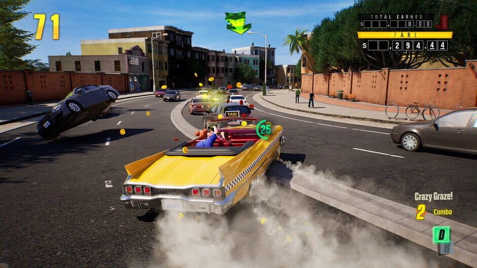 Скриншот 4 из Crazy Taxi: World Tour