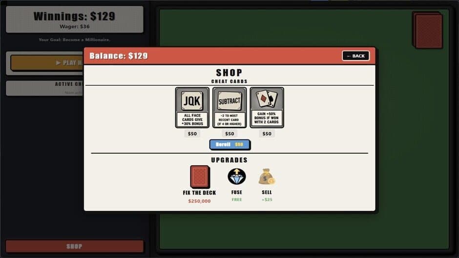 Скриншот 2 из Blackjack: Cheat the House!
