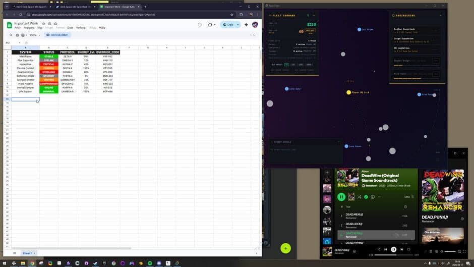 Скриншот 6 из Desk Space: Idle Spacefleet clicker