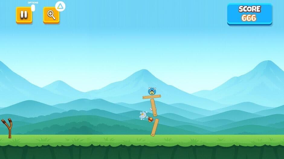 Скриншот 2 из Monster Slingshot Smash