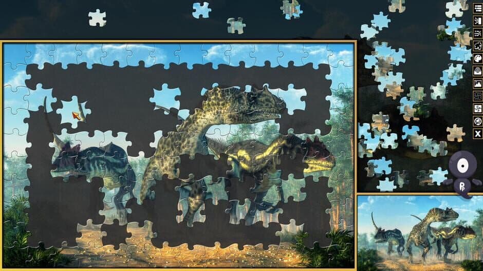 Скриншот 1 из Pixel Puzzles Dinosaurs Jigsaws
