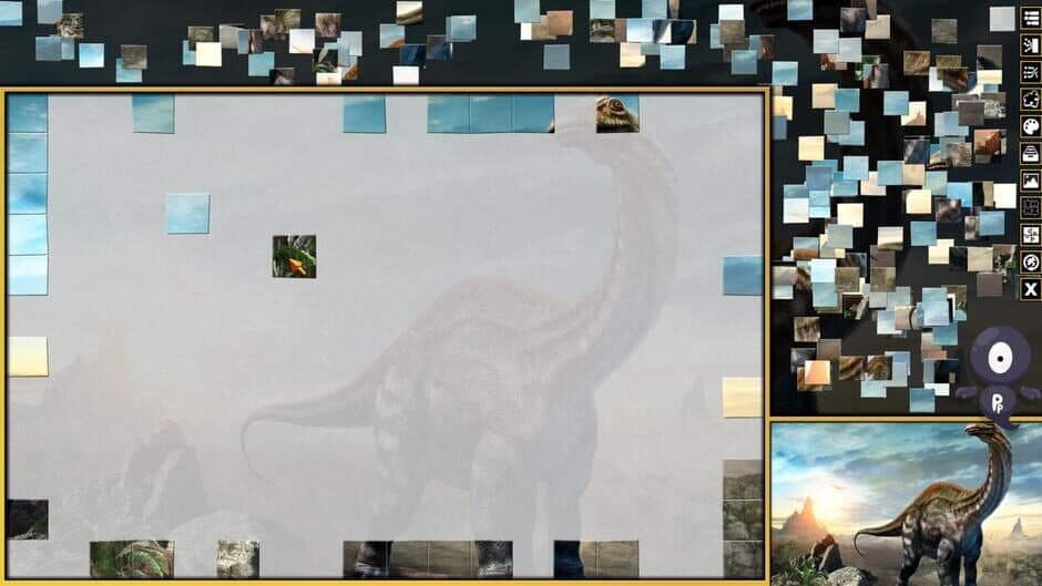 Скриншот 3 из Pixel Puzzles Dinosaurs Jigsaws