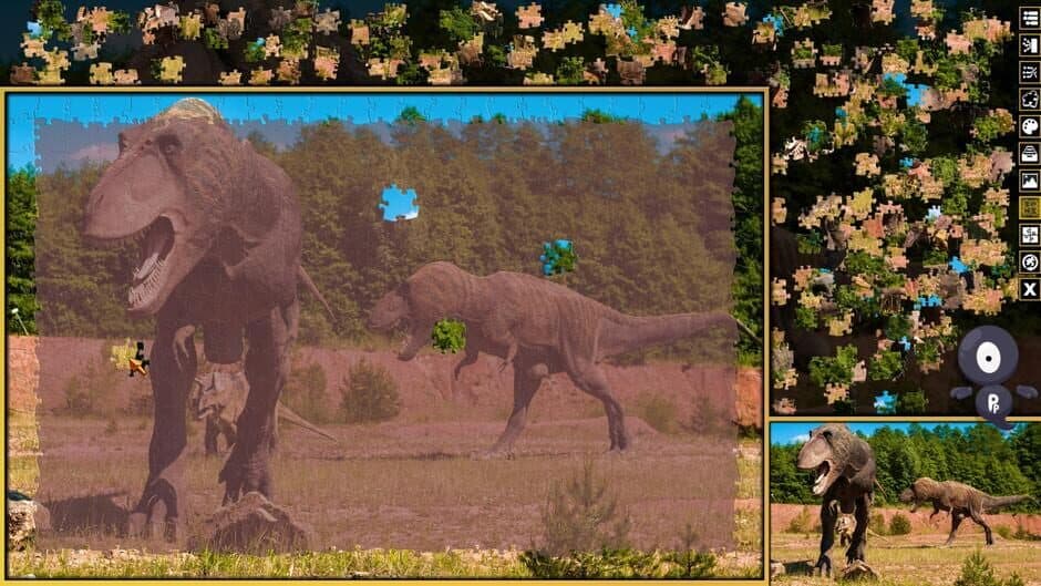Скриншот 4 из Pixel Puzzles Dinosaurs Jigsaws