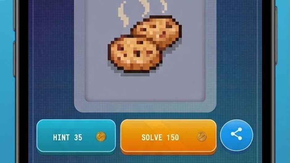 Скриншот 1 из Food Guess: Pixel Art Trivia