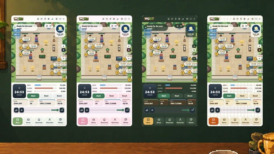 Скриншот 9 из MyBiz: Pomodoro Desk Tycoon