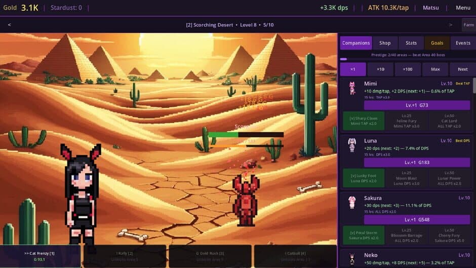 Скриншот 4 из CatBun Idle