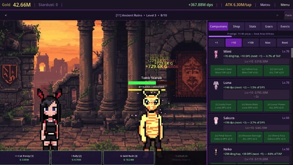 Скриншот 5 из CatBun Idle