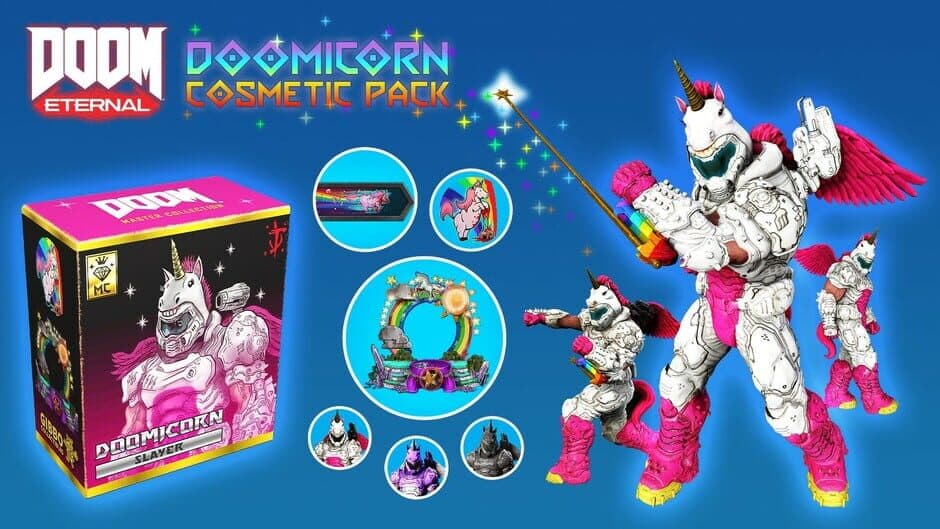 Скриншот 1 из Doom Eternal: Doomicorn Master Collection Cosmetic Pack