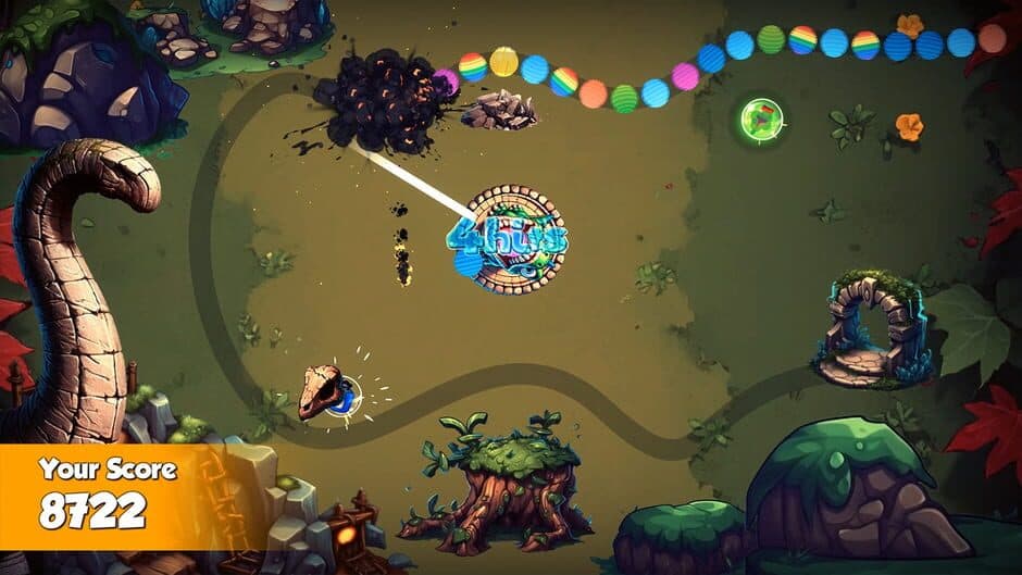 Скриншот 1 из Zumba: Jurassic Marble Quest