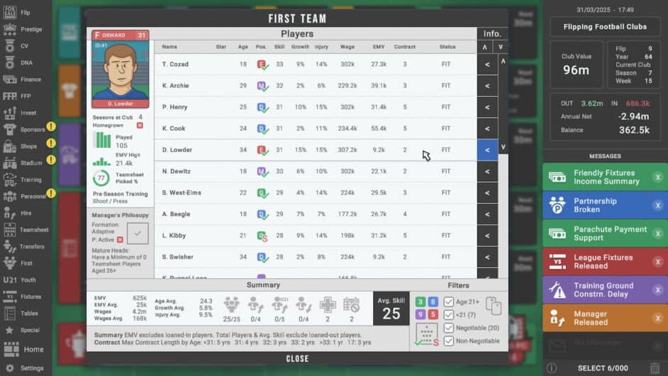 Скриншот 2 из Flipping Football Clubs