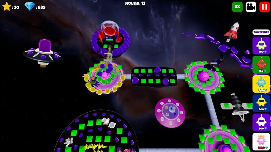 Скриншот 4 из Glowbot Tower Defense