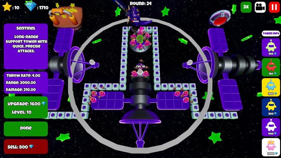 Скриншот 1 из Glowbot Tower Defense