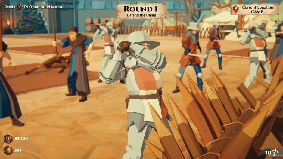 Скриншот 6 из Medieval Castle Siege Defense vs. Invaders