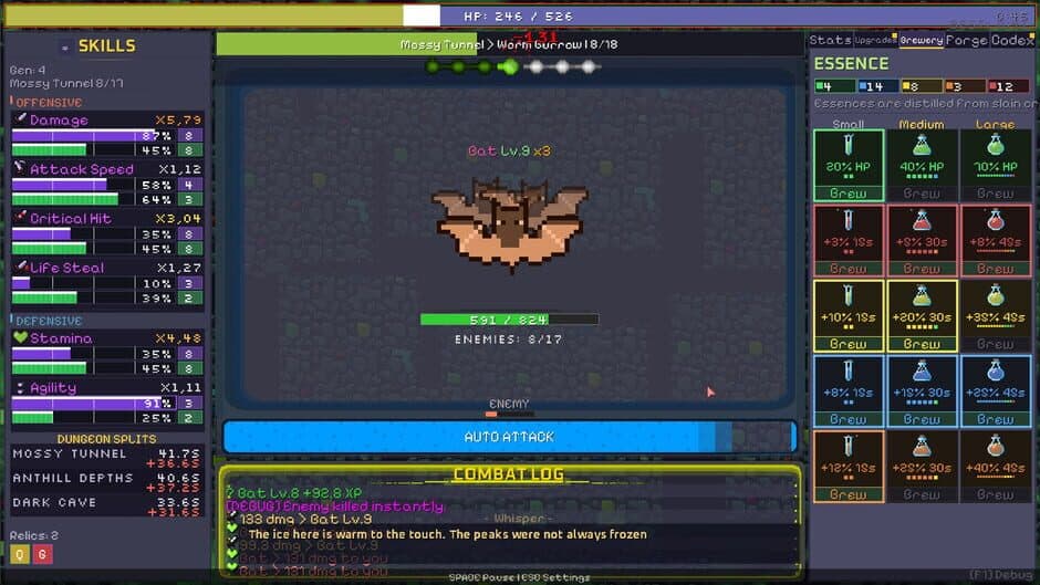 Скриншот 4 из Gene Crawl: Dungeon Descent