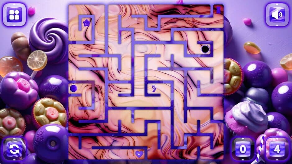 Скриншот 1 из Sweetie Candy Maze: Violet Plum