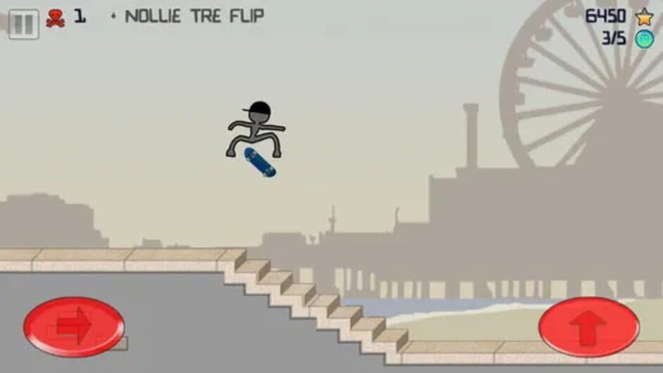 Скриншот 2 из Stickman Skater