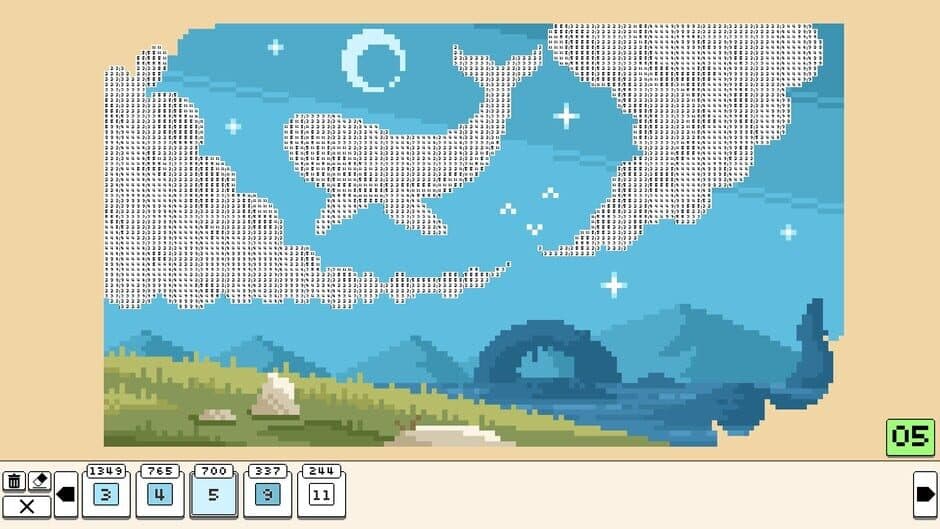 Скриншот 1 из Coloring Pixels: Sci-Fi Fantasy Vistas 2 Pack