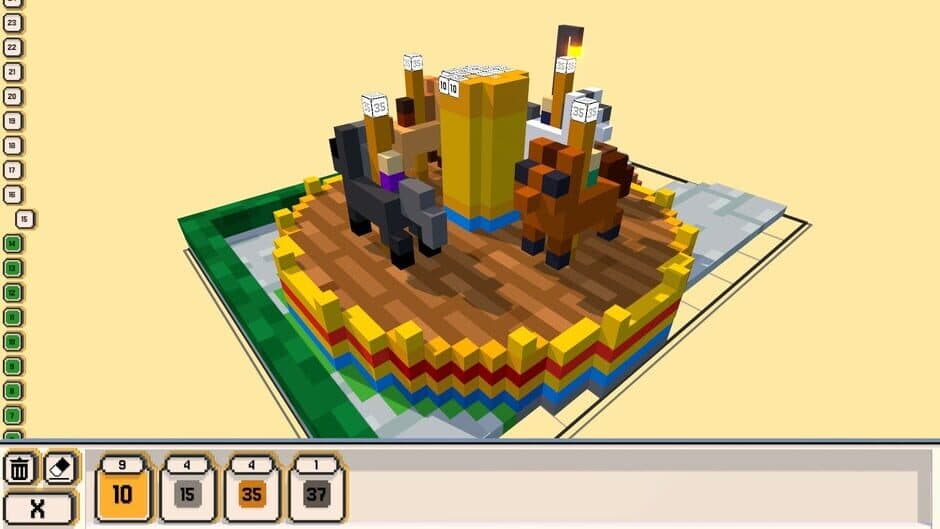 Скриншот 5 из Coloring Voxels: Theme Park Pack
