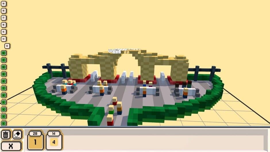Скриншот 1 из Coloring Voxels: Theme Park Pack