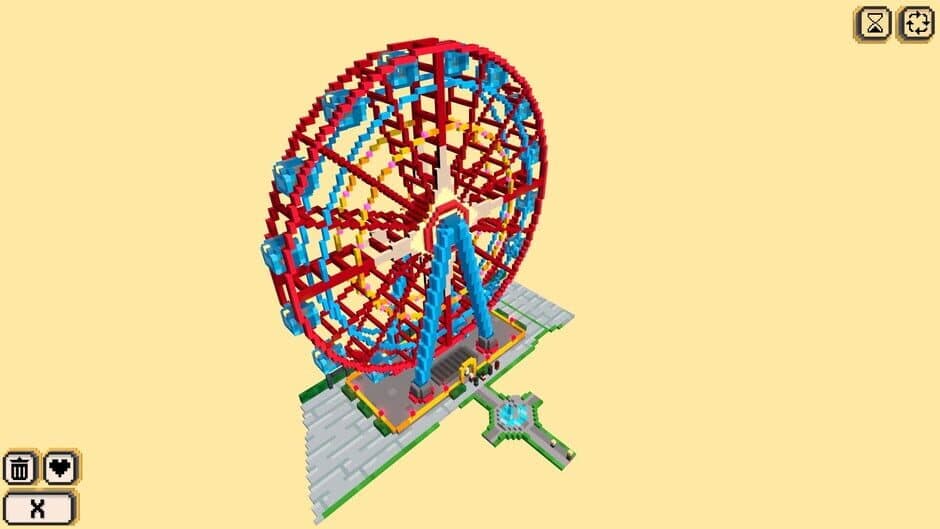 Скриншот 2 из Coloring Voxels: Theme Park Pack