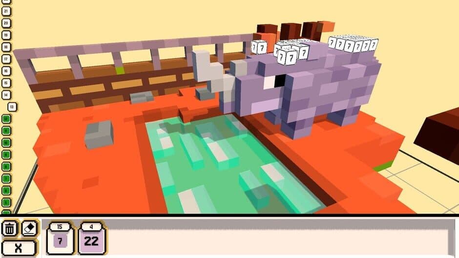 Скриншот 1 из Coloring Voxels: Zoo Pack
