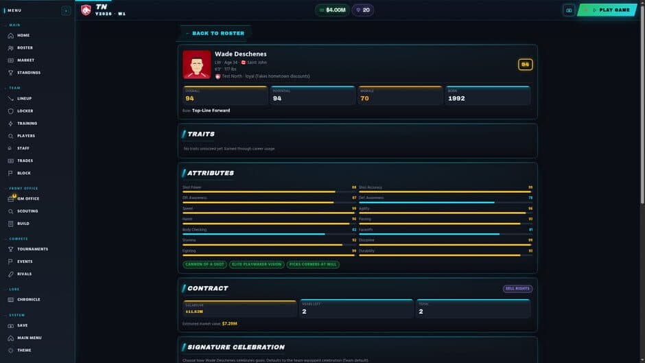 Скриншот 1 из OvertimeGM: Hockey Manager