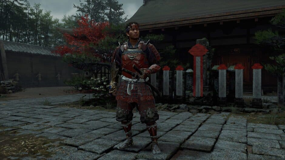 Скриншот 2 из Onimusha: Way of the Sword - Outfit for Musashi: Red Armor