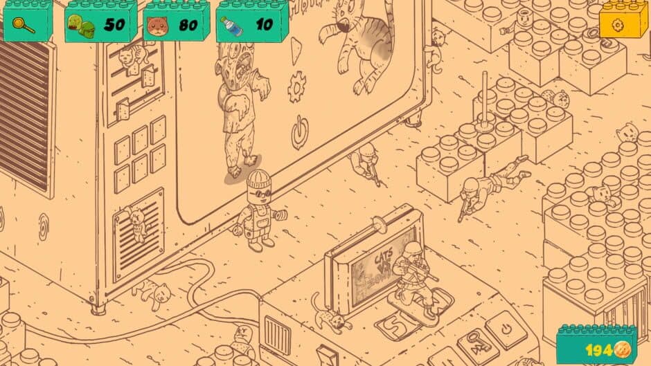 Скриншот 1 из Tiny Cats vs Toys