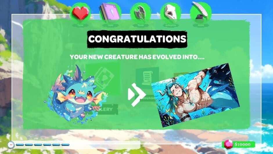Скриншот 3 из Mermaid Catch: Transform Sirens into Anime Boys