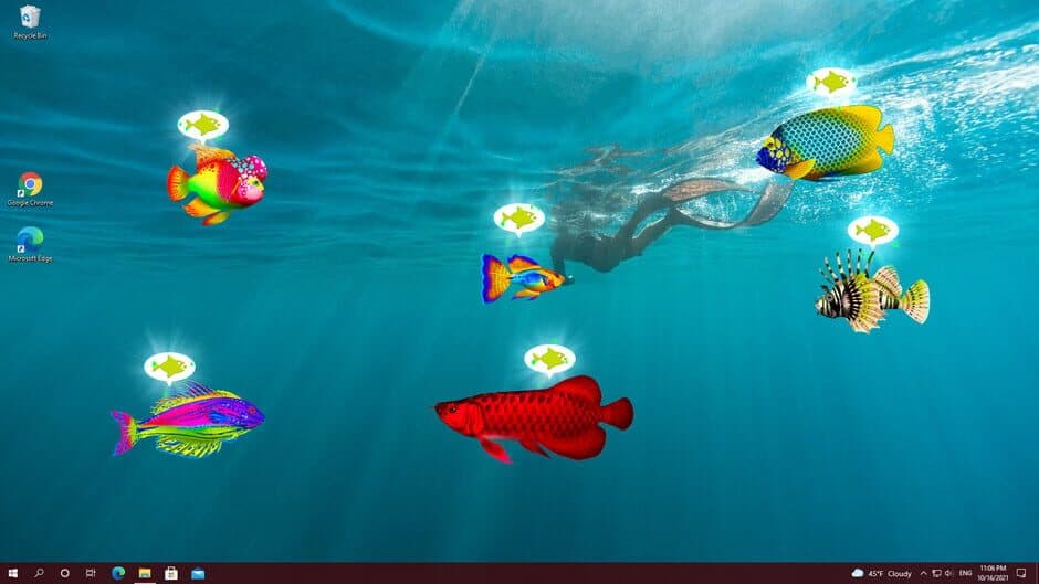 Скриншот 2 из Virtual Aquarium