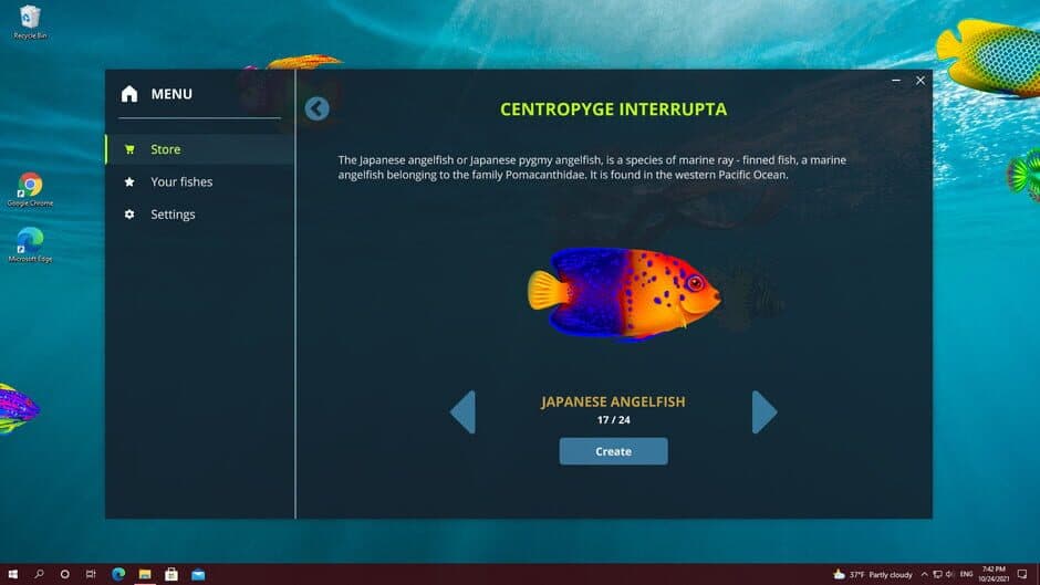 Скриншот 4 из Virtual Aquarium