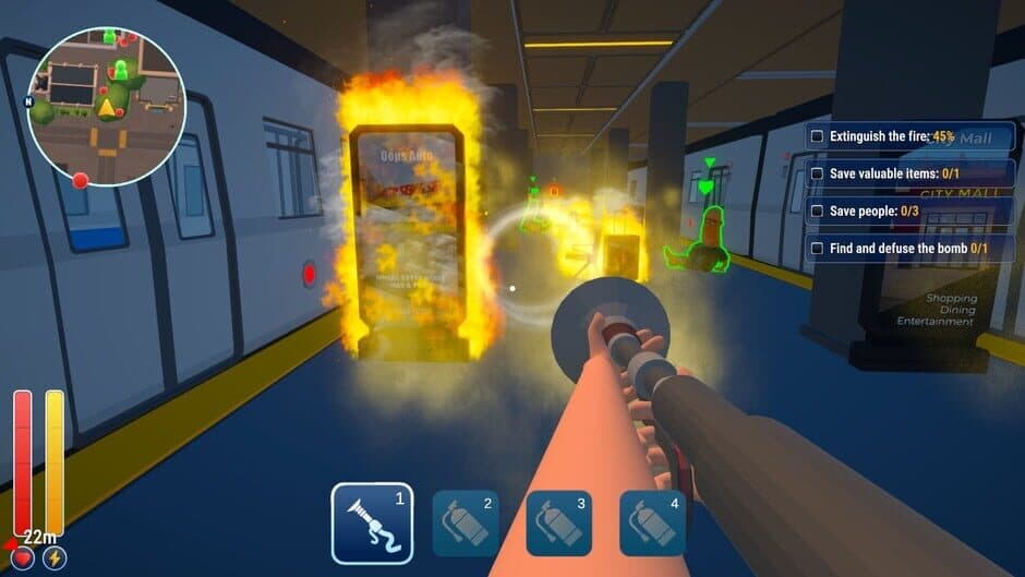 Скриншот 2 из Rescue Guys: Firefighters Simulator