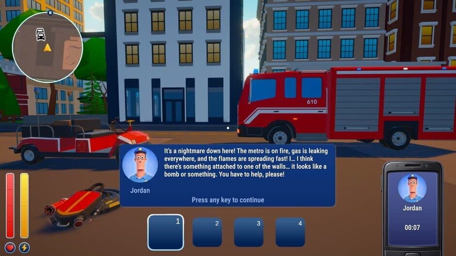 Скриншот 4 из Rescue Guys: Firefighters Simulator