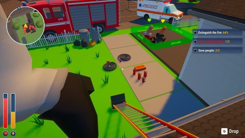 Скриншот 8 из Rescue Guys: Firefighters Simulator