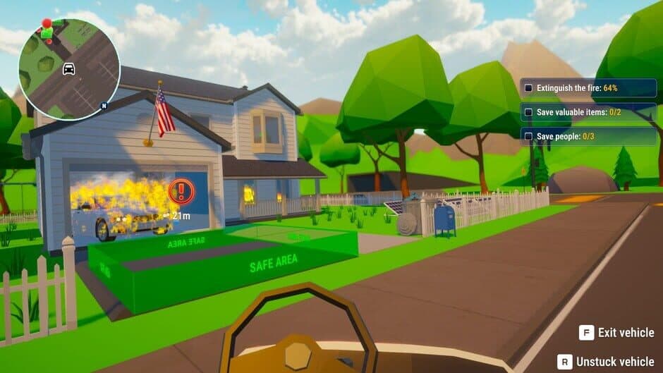 Скриншот 6 из Rescue Guys: Firefighters Simulator