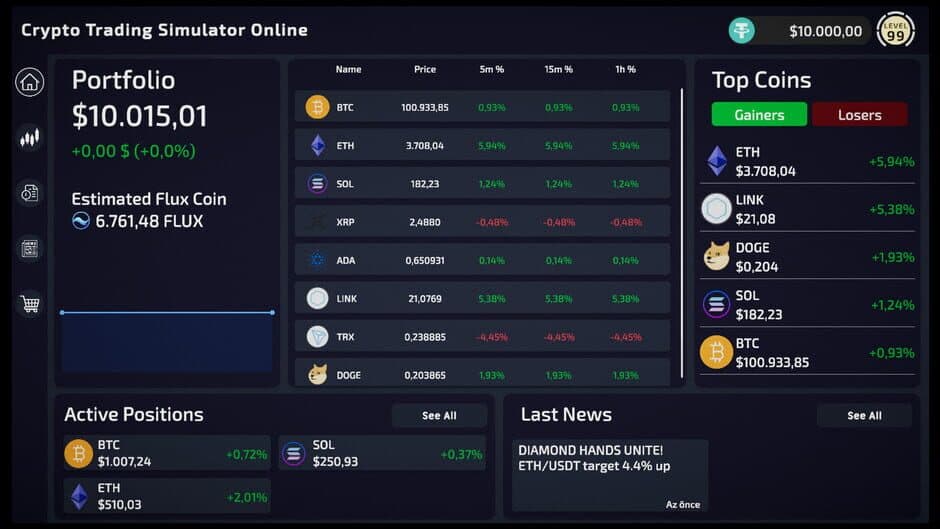 Скриншот 4 из Crypto Trading Simulator