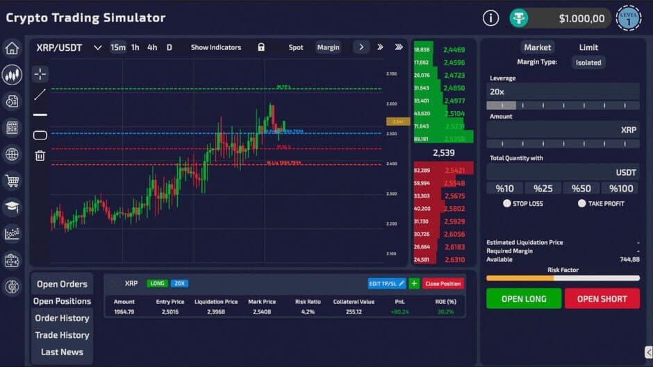 Скриншот 7 из Crypto Trading Simulator