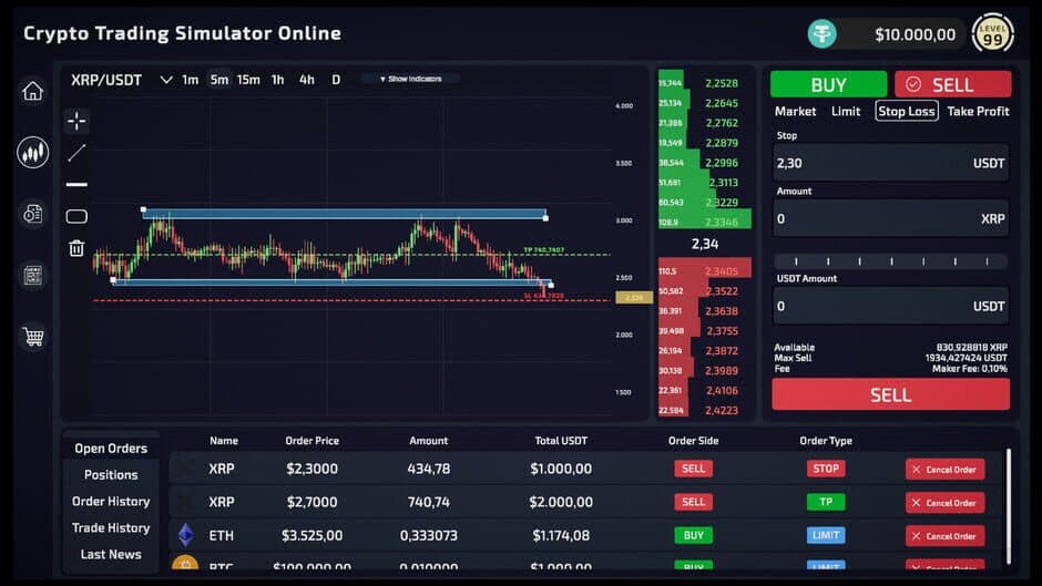 Скриншот 9 из Crypto Trading Simulator