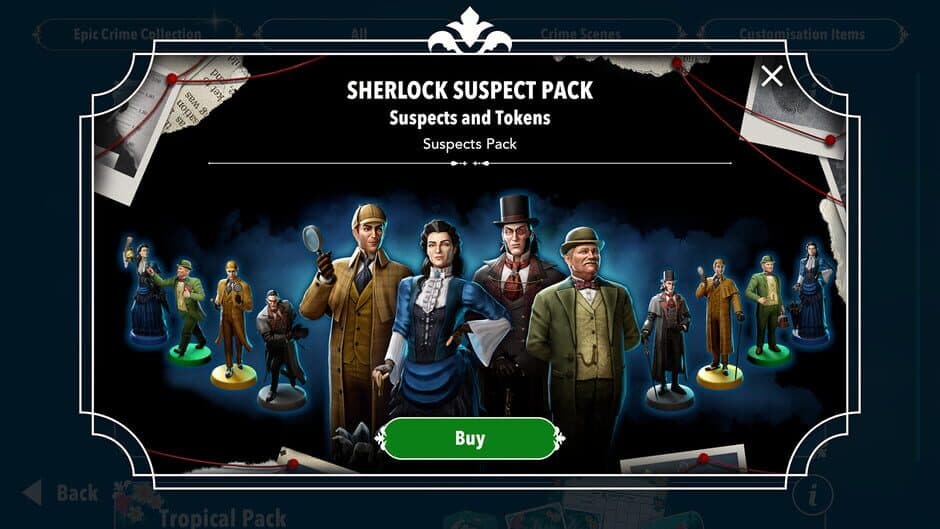 Скриншот 2 из Clue/Cluedo: Sherlock Suspect Pack