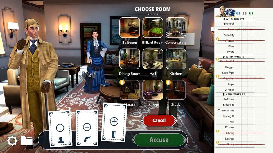 Скриншот 6 из Clue/Cluedo: Sherlock Suspect Pack