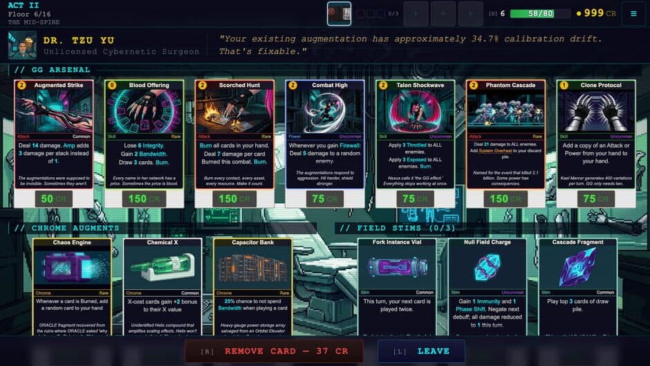 Скриншот 2 из CyberDeck: The Cyberpunk Roguelike Deckbuilder