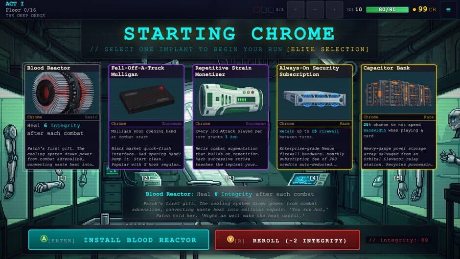 Скриншот 4 из CyberDeck: The Cyberpunk Roguelike Deckbuilder