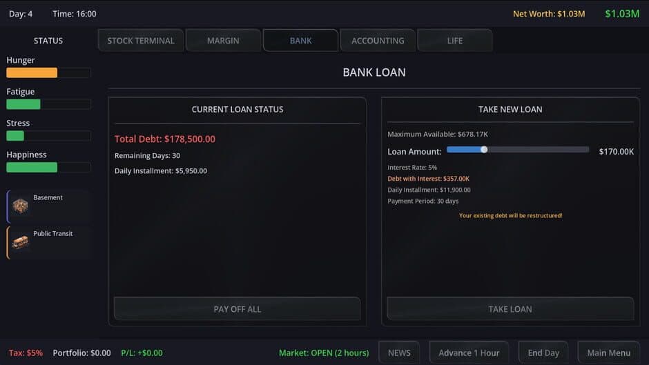 Скриншот 11 из Neo Capitalist: Stock Market Survival Simulator