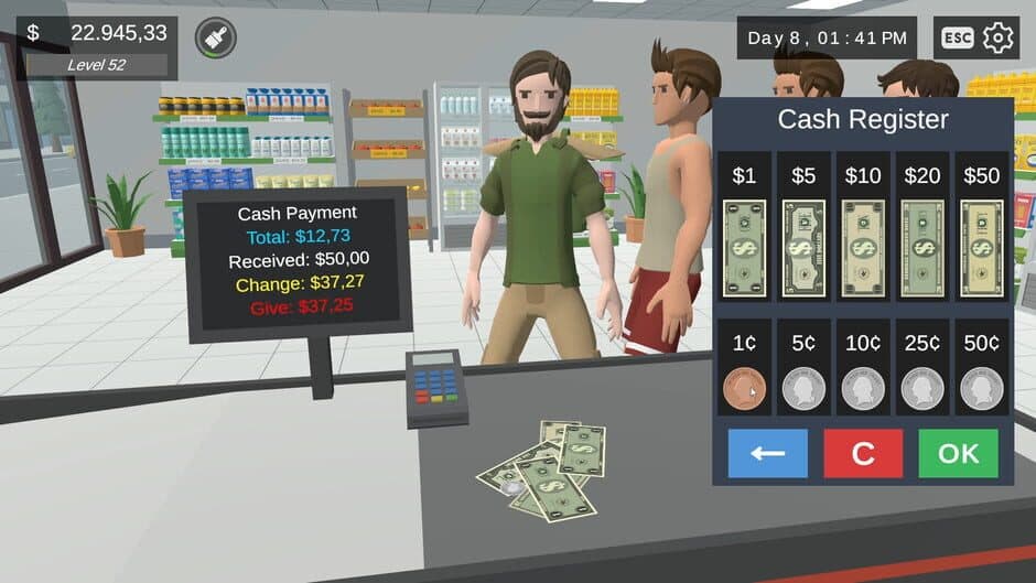Скриншот 2 из Supermarket Life Simulator