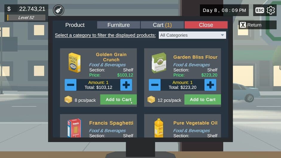 Скриншот 4 из Supermarket Life Simulator