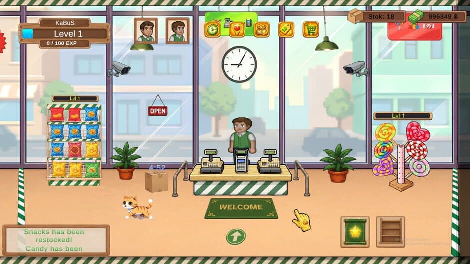 Скриншот 2 из Supermarket Simulator: Idle Tycoon Clicker