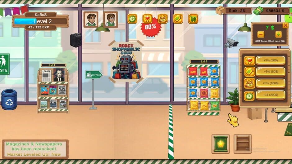 Скриншот 3 из Supermarket Simulator: Idle Tycoon Clicker