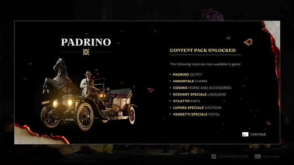 Скриншот 1 из Mafia: The Old Country - Padrino Pack