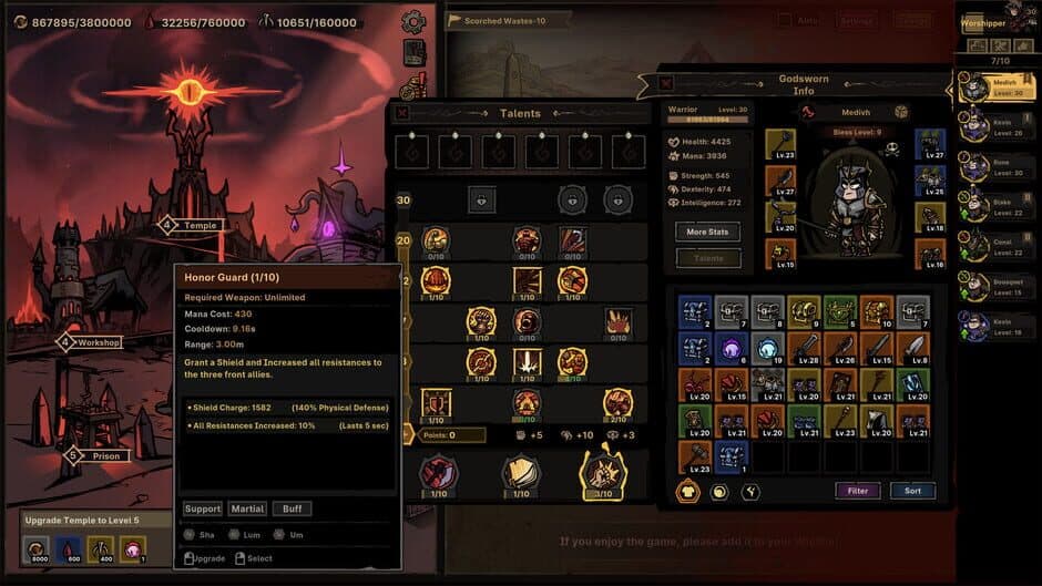 Скриншот 4 из Path of Idle: Old Gods Rising
